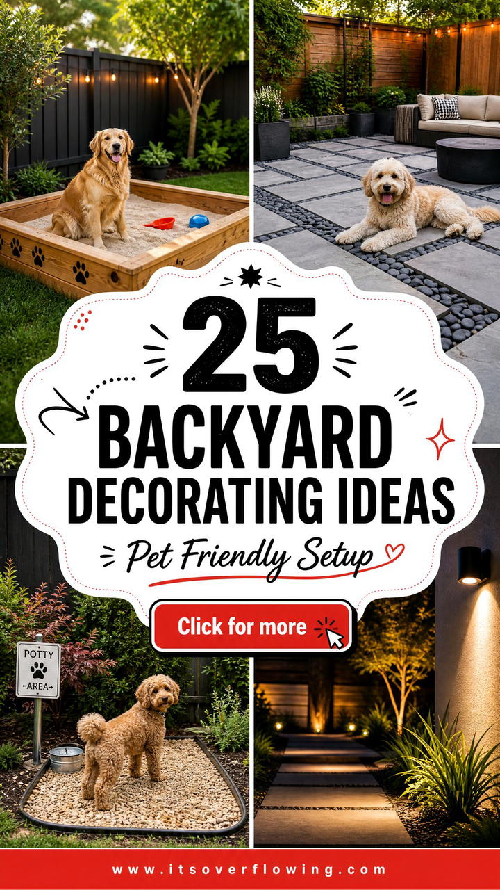 25 Backyard Decorating Ideas With Pet Friendly Setup - 25 Backyard Decorating Ideas With Pet Friendly Setup