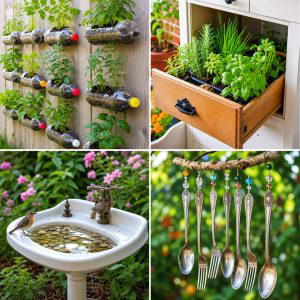 25 Backyard Decorating Ideas With Recycled Materials On A Budget