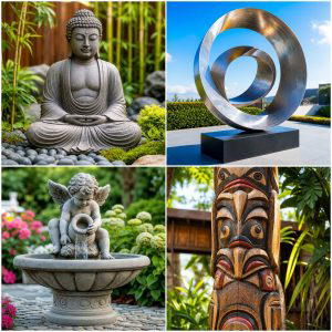 25 Backyard Decorating Ideas With Statues