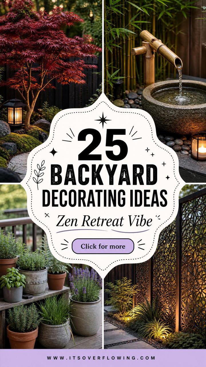 25 Backyard Decorating Ideas With Zen Retreat Vibe - 25 Backyard Decorating Ideas With Zen Retreat Vibe