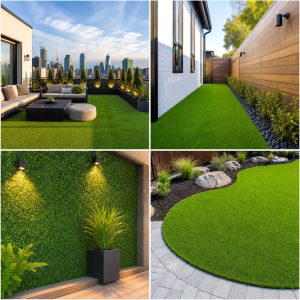 25 Backyard Ideas With Artificial Turf for Easy Green Style
