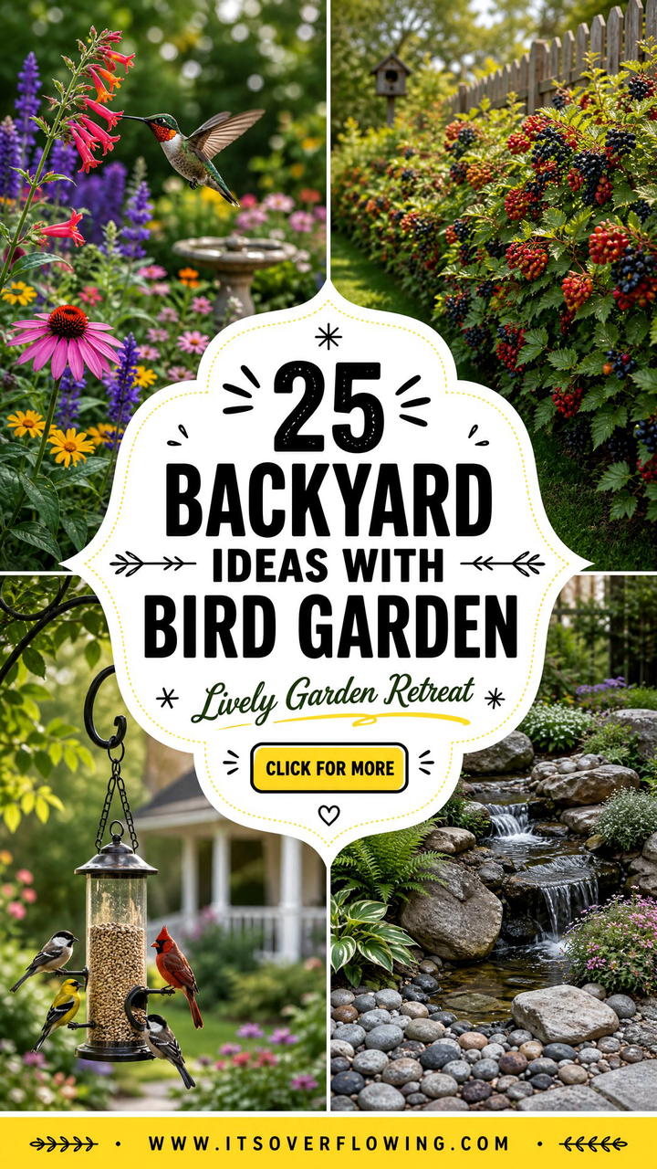 25 Backyard Ideas With Bird Garden for a Lively Retreat - 25 Backyard Ideas With Bird Garden for a Lively Retreat