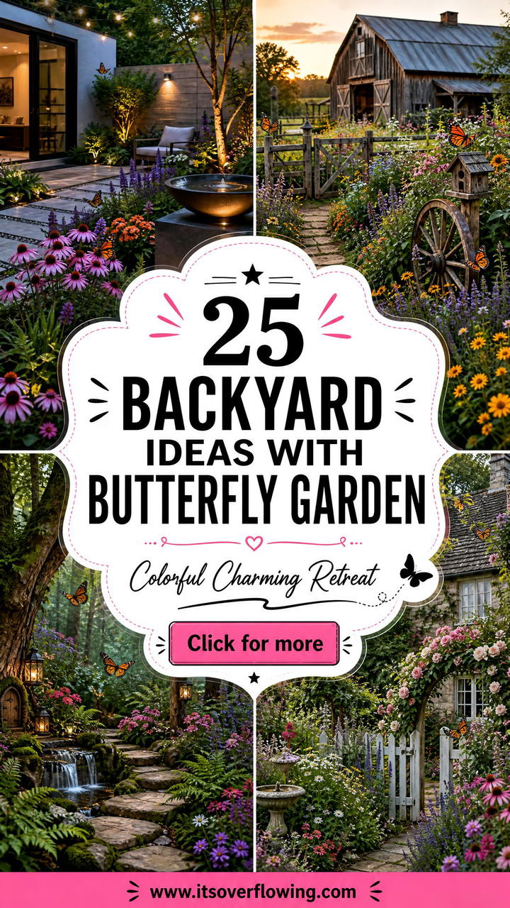 25 Backyard Ideas With Butterfly Garden for Colorful Charm - 25 Backyard Ideas With Butterfly Garden for Colorful Charm