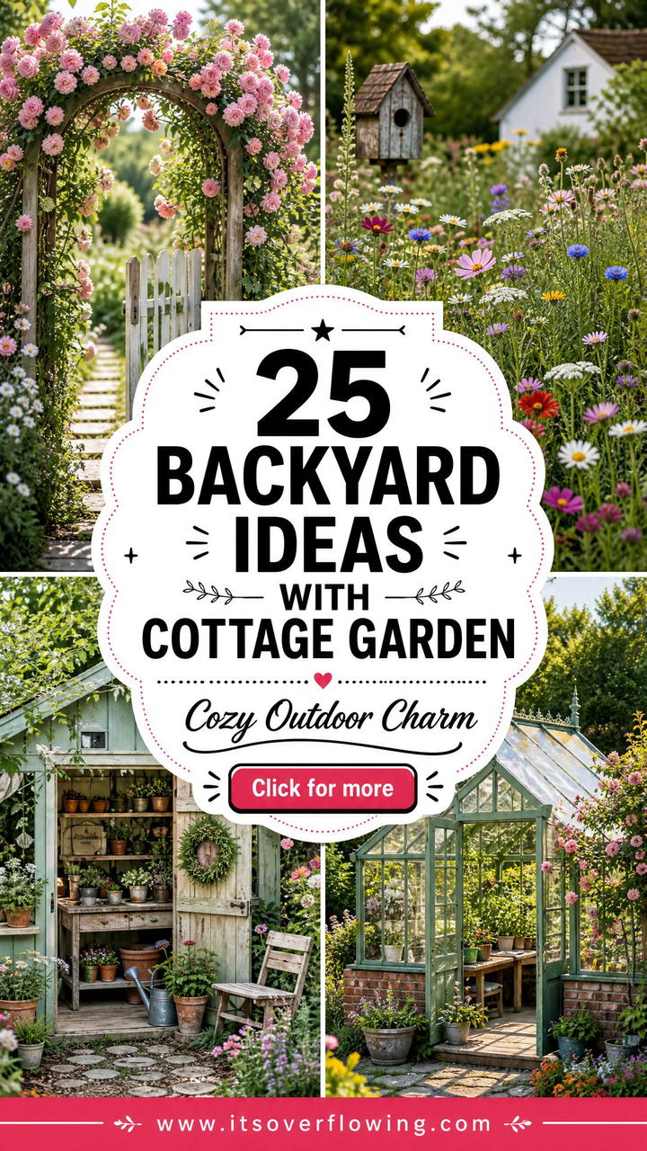 25 Backyard Ideas With Cottage Garden for Cozy Outdoor Charm - 25 Backyard Ideas With Cottage Garden for Cozy Outdoor Charm
