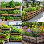 25 Backyard Ideas With Crate Planters for Fresh Style