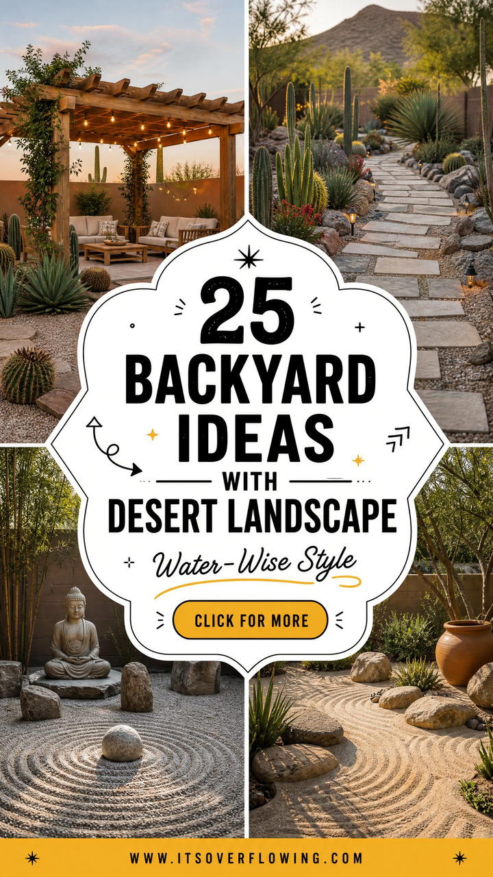 25 Backyard Ideas With Desert Landscape for Water-Wise Style - 25 Backyard Ideas With Desert Landscape for Water-Wise Style