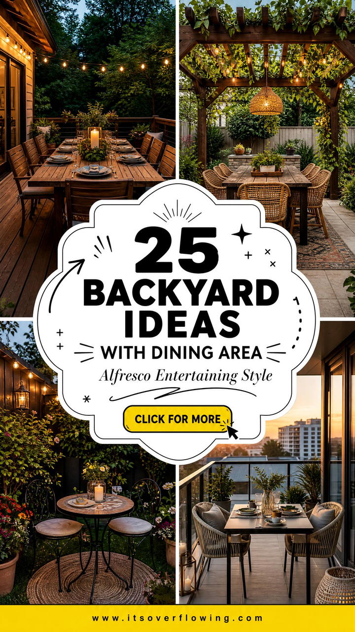 25 Backyard Ideas With Dining Area for Alfresco Entertaining - 25 Backyard Ideas With Dining Area for Alfresco Entertaining