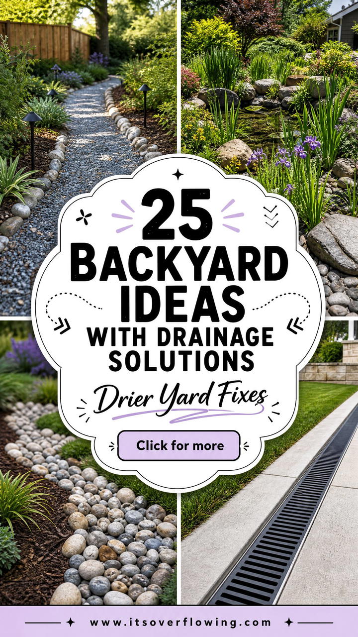 25 Backyard Ideas With Drainage Solutions for a Drier Yard - 25 Backyard Ideas With Drainage Solutions for a Drier Yard