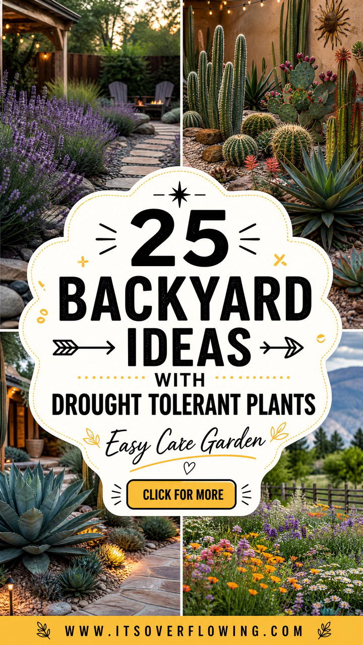 25 Backyard Ideas With Drought Tolerant Plants for Easy Care - 25 Backyard Ideas With Drought Tolerant Plants for Easy Care