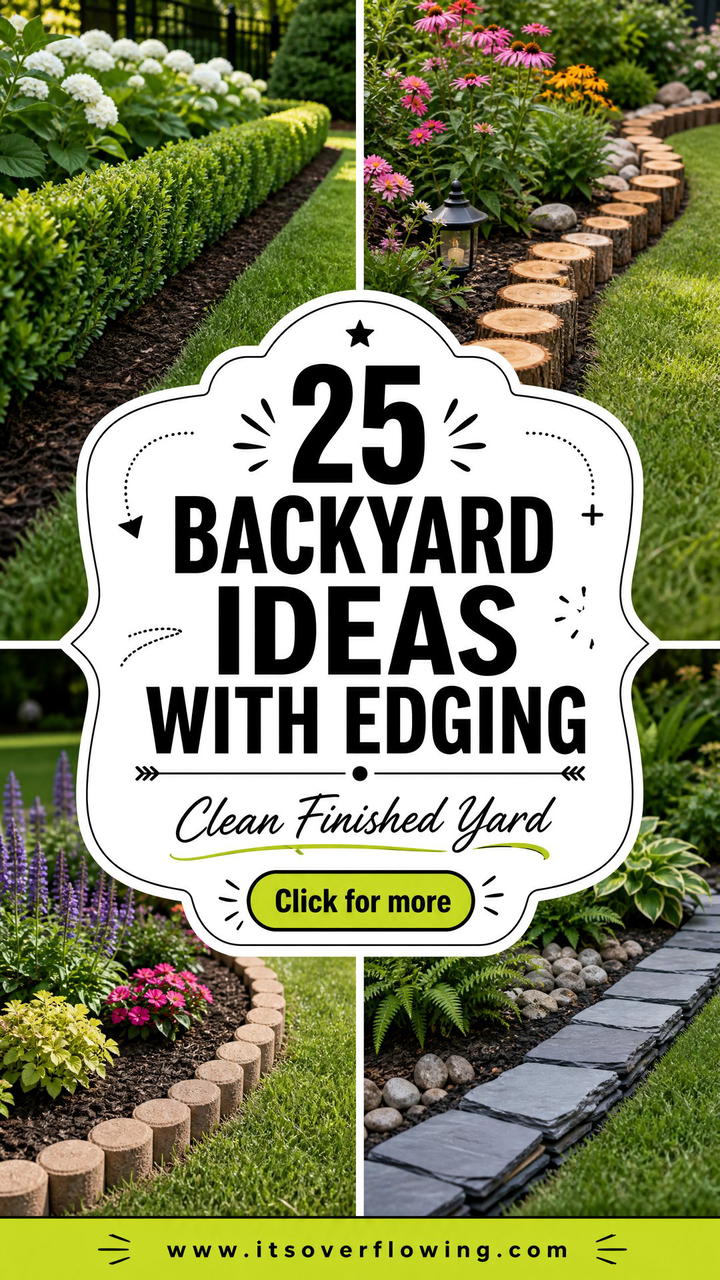 25 Backyard Ideas With Edging for a Clean Finished Yard - 25 Backyard Ideas With Edging for a Clean, Finished Yard