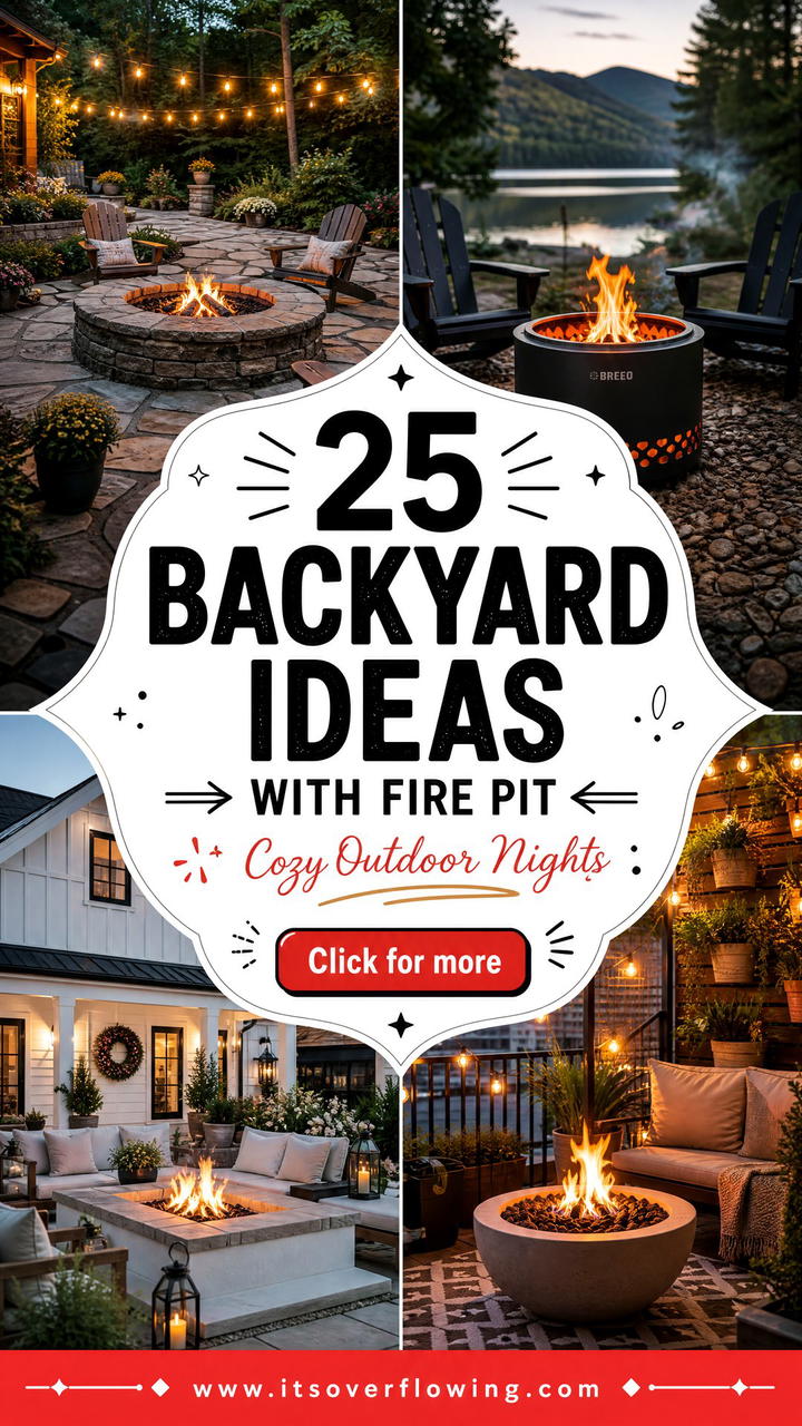 25 Backyard Ideas With Fire Pit for Cozy Outdoor Nights - 25 Backyard Ideas With Fire Pit for Cozy Outdoor Nights