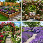25 Backyard Ideas With Flower Garden for Colorful Curb Appeal
