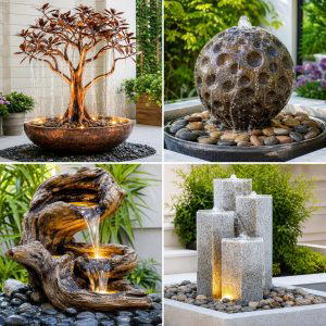 25 Backyard Ideas With Fountain for a Serene Garden Escape