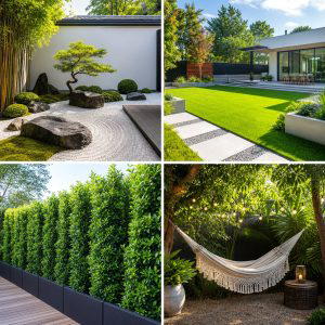25 Backyard Ideas With Garden and Lawn for a Polished Yard