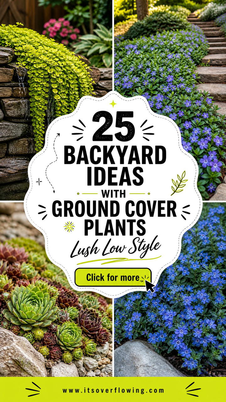 25 Backyard Ideas With Ground Cover Plants for Lush Style - 25 Backyard Ideas With Ground Cover Plants for Lush Style