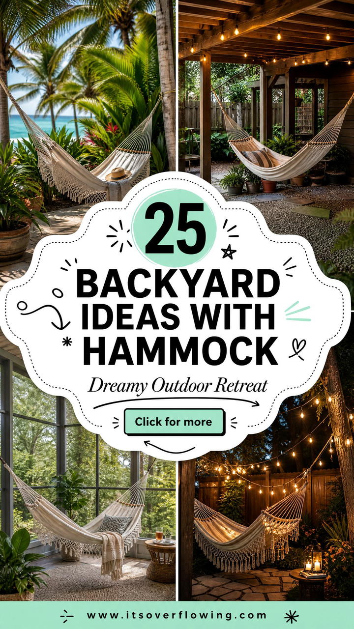 25 Backyard Ideas With Hammock for a Dreamy Outdoor Retreat - 25 Backyard Ideas With Hammock for a Dreamy Outdoor Retreat
