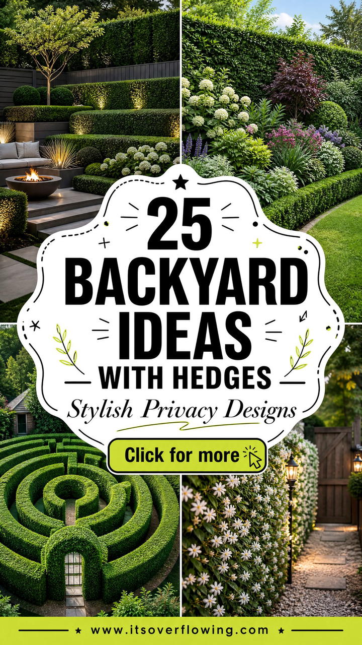 25 Backyard Ideas With Hedges for Stylish Privacy Designs - 25 Backyard Ideas With Hedges for Stylish Privacy Designs