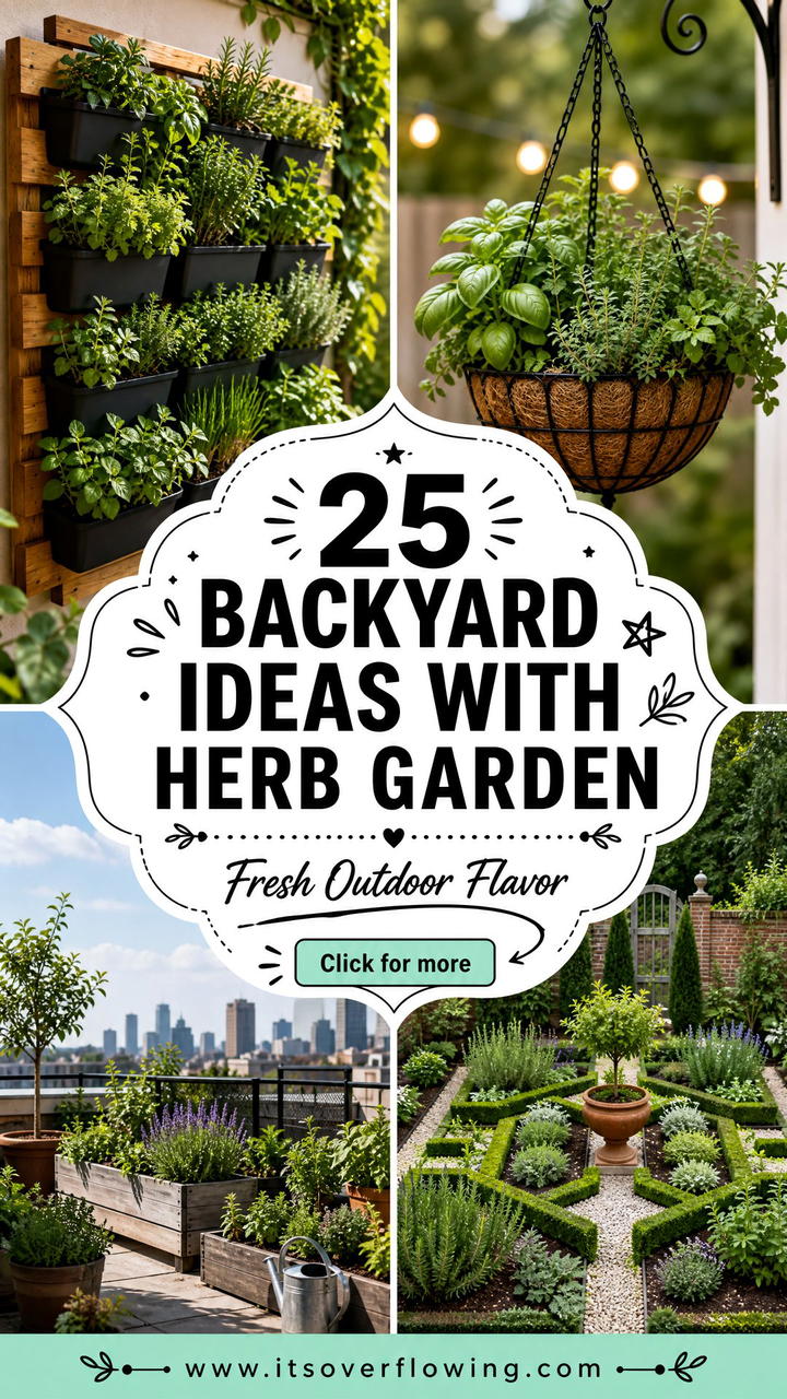 25 Backyard Ideas With Herb Garden for Fresh Outdoor Flavor - 25 Backyard Ideas With Herb Garden for Fresh Outdoor Flavor