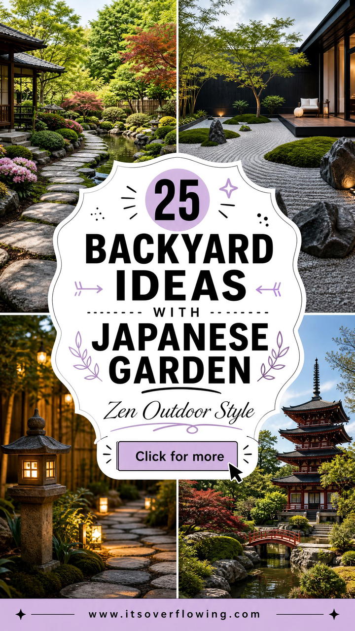 25 Backyard Ideas With Japanese Garden for Zen Outdoor Style - 25 Backyard Ideas With Japanese Garden for Zen Outdoor Style