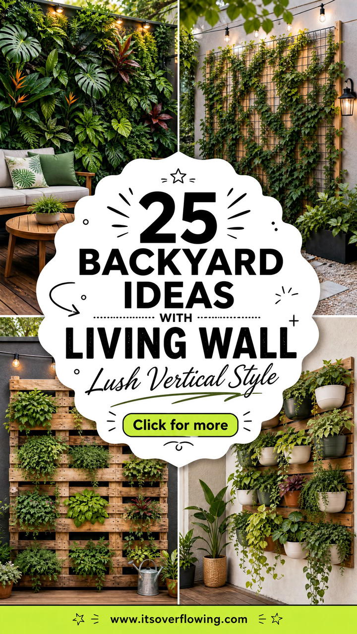 25 Backyard Ideas With Living Wall for Lush Vertical Style - 25 Backyard Ideas With Living Wall for Lush Vertical Style