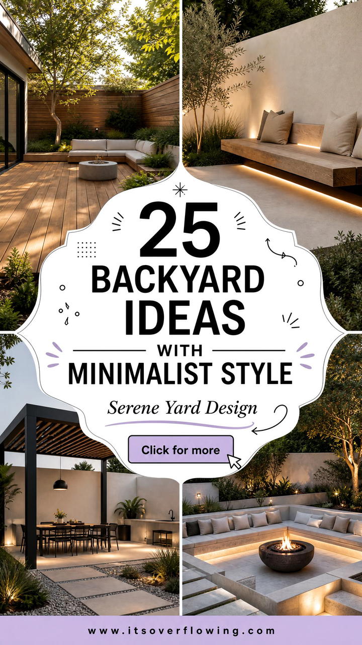 25 Backyard Ideas With Minimalist Style for a Serene Yard - 25 Backyard Ideas With Minimalist Style for a Serene Yard
