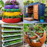 25 Backyard Ideas With Repurposed Containers for Eco Style