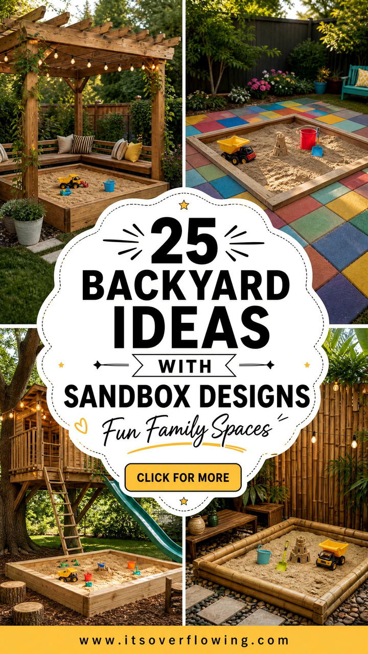 25 Backyard Ideas With Sandbox Designs for Fun Family Spaces - 25 Backyard Ideas With Sandbox Designs for Fun Family Spaces