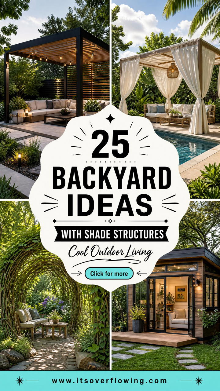 25 Backyard Ideas With Shade Structures for Cool Outdoor Living - 25 Backyard Ideas With Shade Structures for Cool Outdoor Living