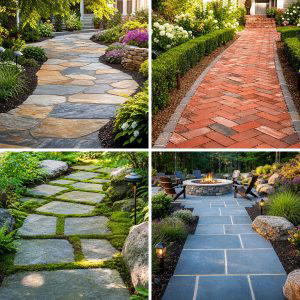 25 Backyard Ideas With Stepping Stones For Charming Paths