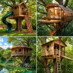 25 Backyard Ideas With Treehouse For Fun Family Escapes