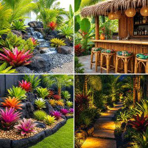 25 Backyard Ideas With Tropical Plants For Lush Style