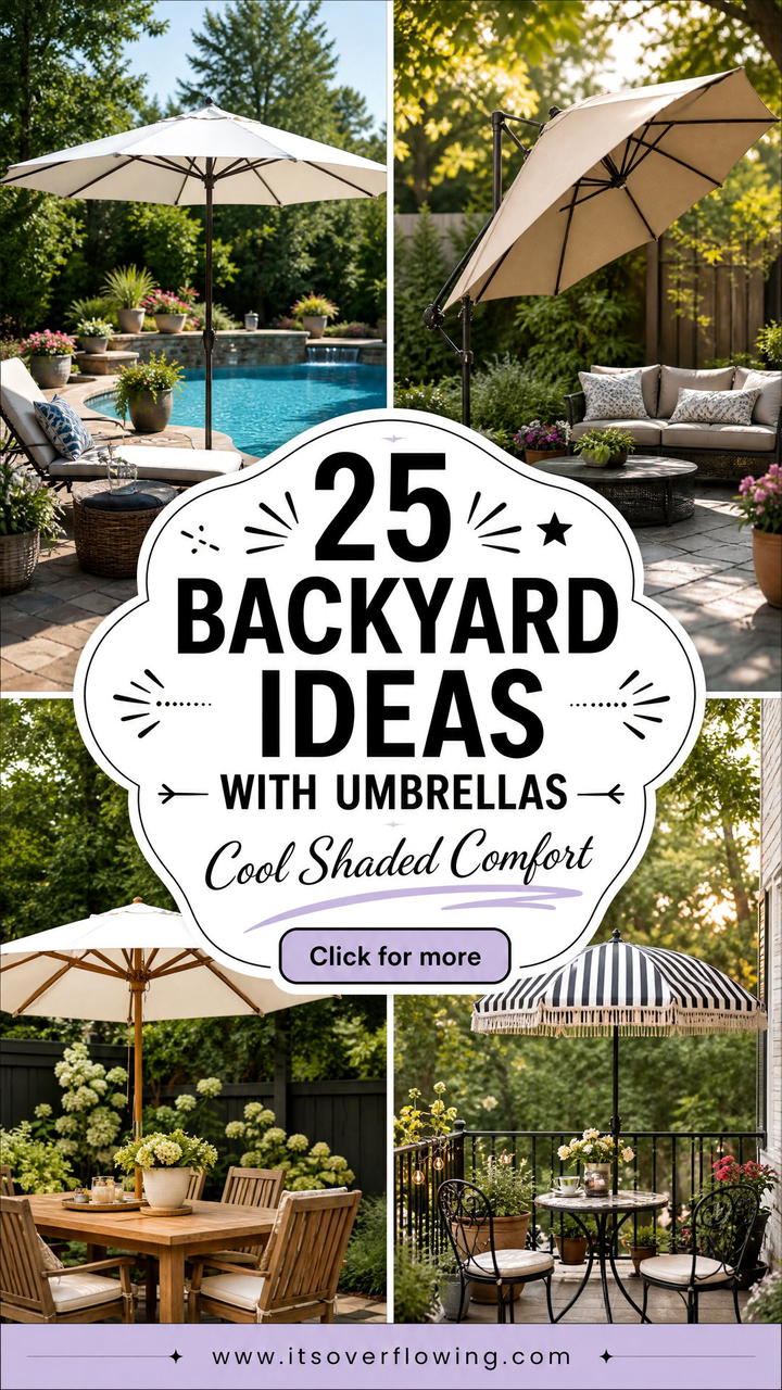 25 Backyard Ideas With Umbrellas For Cool Shaded Comfort - 25 Backyard Ideas With Umbrellas For Cool, Shaded Comfort