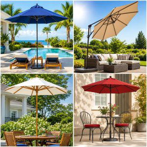 25 Backyard Ideas With Umbrellas For Cool Shaded Comfort
