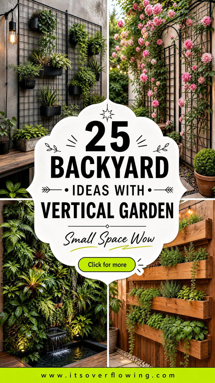 25 Backyard Ideas With Vertical Garden For Small Spaces - 25 Backyard Ideas With Vertical Garden For Small Spaces