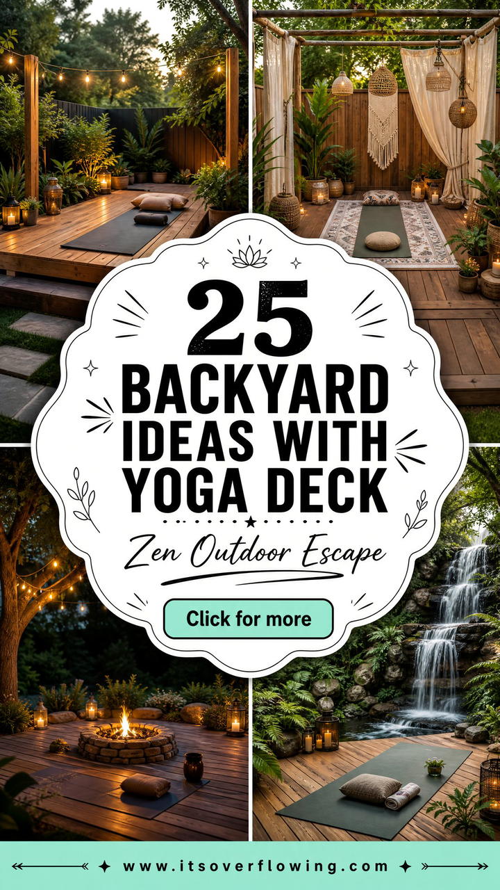 25 Backyard Ideas With Yoga Deck For A Zen Outdoor Space - 25 Backyard Ideas With Yoga Deck For A Zen Outdoor Space