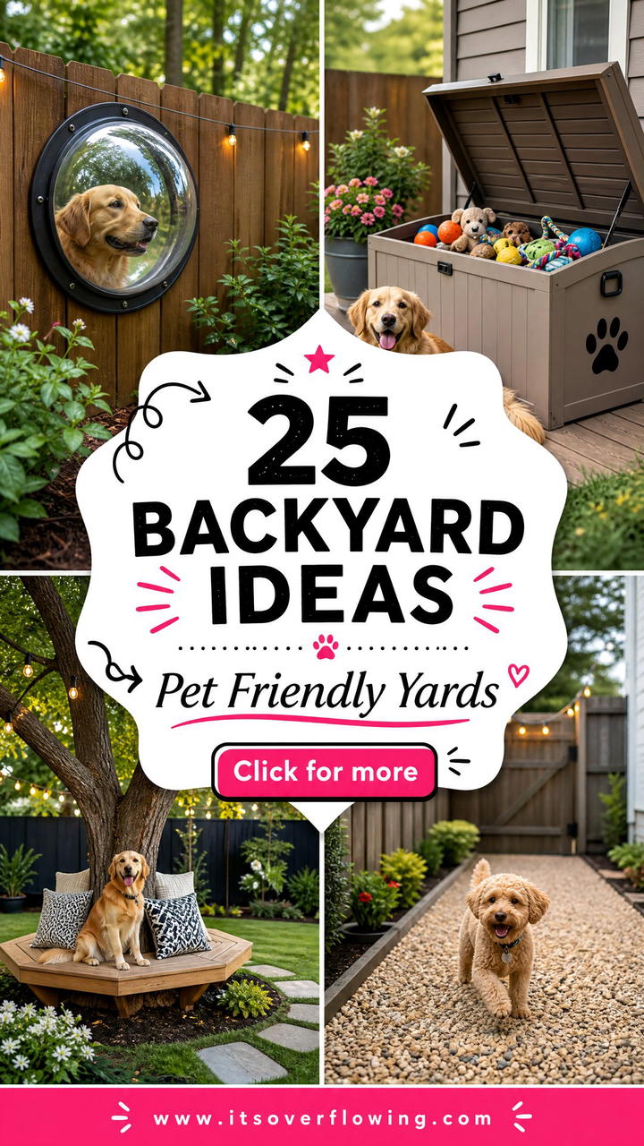 25 Backyard Ideas for Dogs Safe Pet-Friendly Yards - 25 Backyard Ideas for Dogs: Safe Pet-Friendly Yards