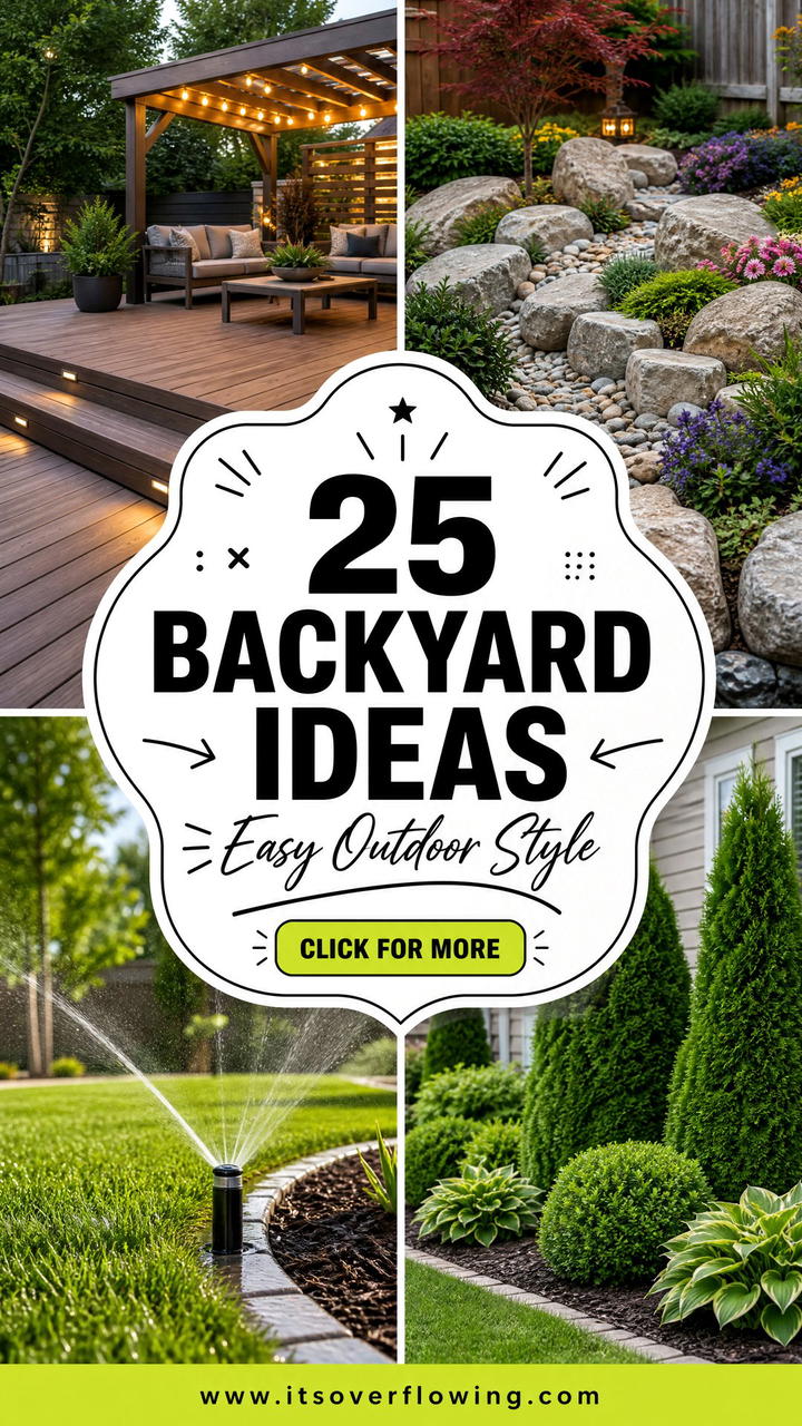 25 Backyard Ideas for Low Upkeep Easy Outdoor Style - 25 Backyard Ideas for Low Upkeep: Easy Outdoor Style
