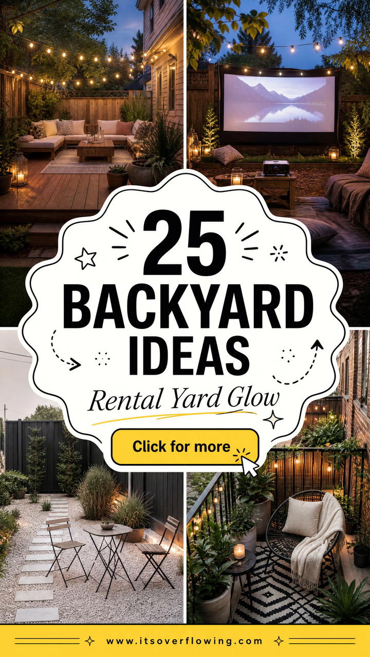 25 Backyard Ideas for Rental Homes That Feel Custom - 25 Backyard Ideas for Rental Homes That Feel Custom