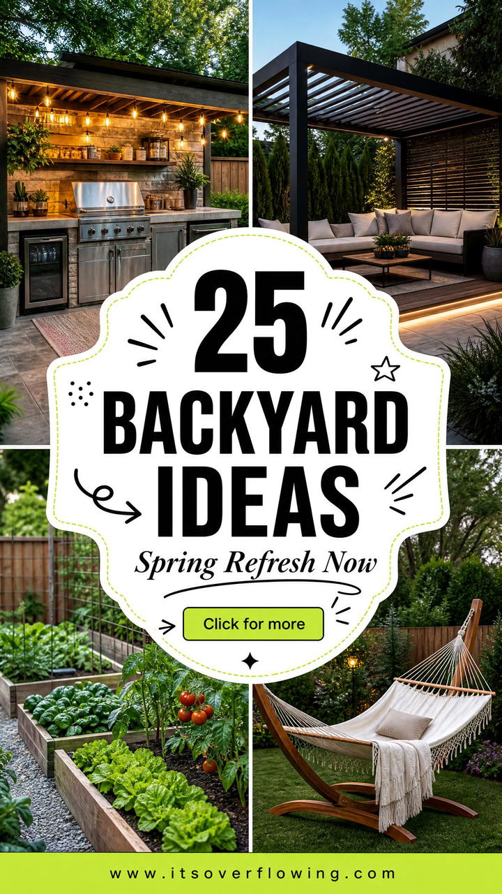 25 Backyard Ideas for Spring Makeovers Youll Love Now - 25 Backyard Ideas for Spring Makeovers You’ll Love Now