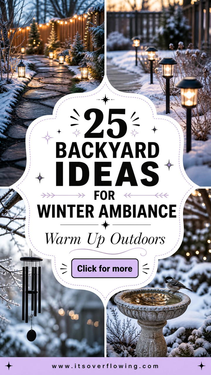 25 Backyard Ideas for Winter Ambiance to Warm Up Outdoors - 25 Backyard Ideas for Winter Ambiance to Warm Up Outdoors