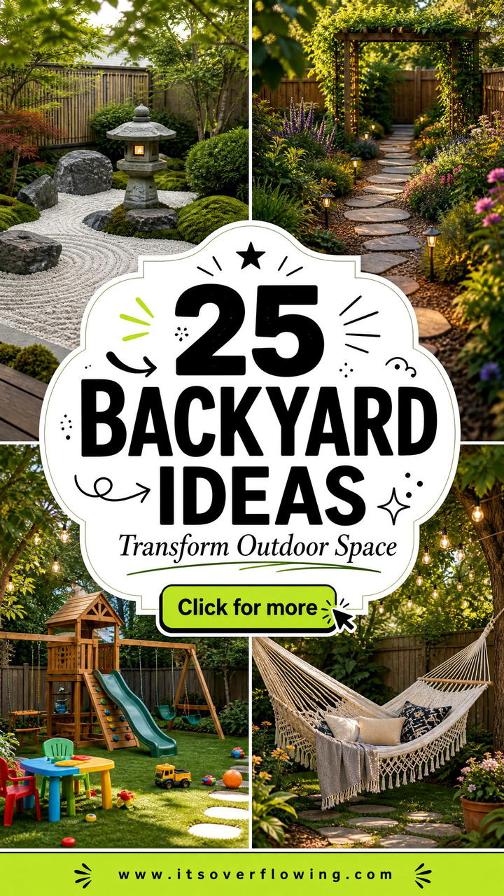 25 Backyard Ideas to Transform Your Outdoor Space - 25 Backyard Ideas to Transform Your Outdoor Space