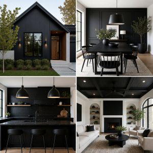 25 Black Accent Wall Ideas for a Dramatic Statement