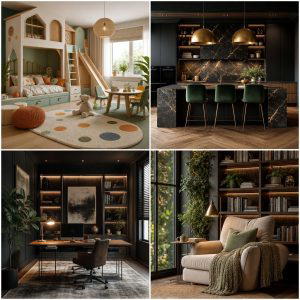 25 Black Ceiling With Grey Walls for a Dramatic Look