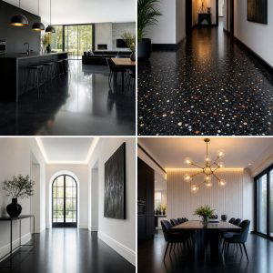 25 Black Floor Living Room Ideas for a Modern Aesthetic