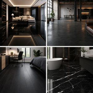 25 Black Kitchen Floor Ideas for a Sleek and Stylish Space
