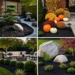 25 Black Mulch Landscaping Ideas for a Sleek Garden