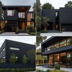 25 Black Stucco House Ideas for Modern Exteriors