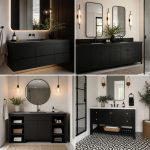 25 Black Vanity Bathroom Ideas for a Sleek and Stylish Look
