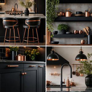 25 Black and Copper Kitchen Ideas for a Bold Look