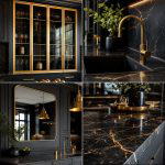 25 Black and Gold Kitchen Ideas for a Luxurious Look